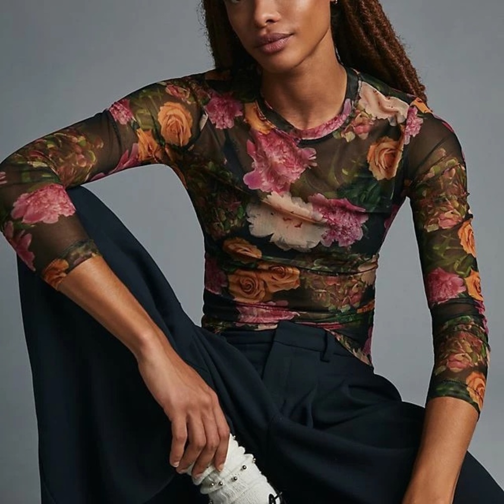 Porridge Kona Mock-Neck Top